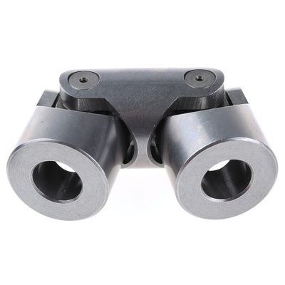 RS PRO Universal Joint, Double, Plain, Bore 20mm, 128mm Length