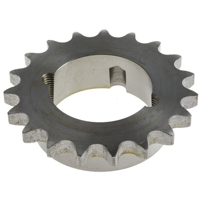 RS PRO 19 Tooth Taper Bush Sprocket 12B-1 Chain Type