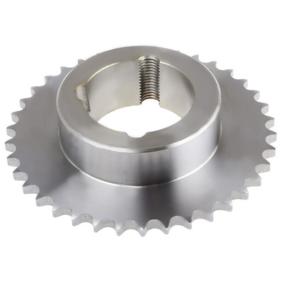 RS PRO 38 Tooth Taper Bush Sprocket 06B-1 Chain Type