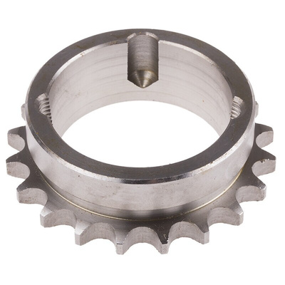 RS PRO 20 Tooth Taper Bush Sprocket 08B-1 Chain Type