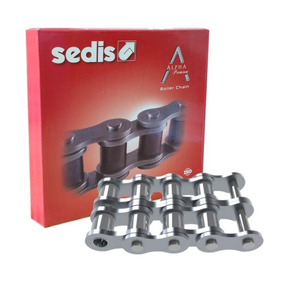 Sedis 12B-2 Duplex Roller Chain, 5m, ALPHA