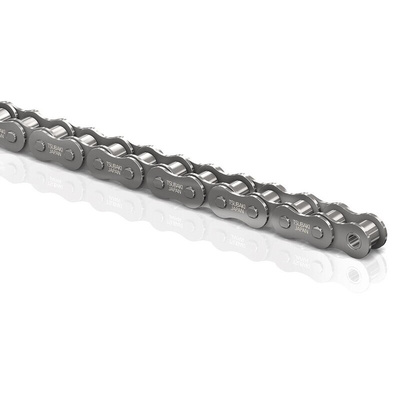 Tsubaki 08B-1 Simplex Roller Chain, 5m, SS, ISO 606 (DIN 8187)