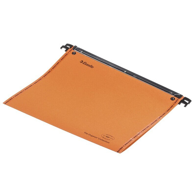 Esselte Orange Kraft Board Suspension File