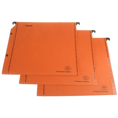 Esselte Orange Kraft Board Suspension File