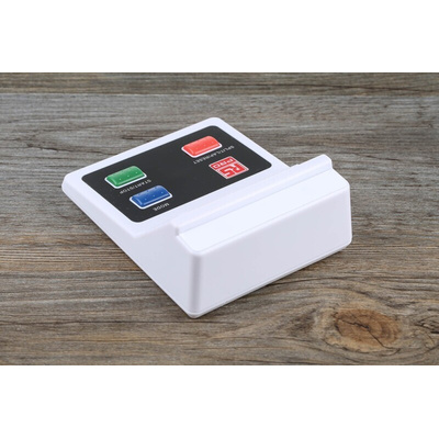 RS PRO White Digital Desktop Timer