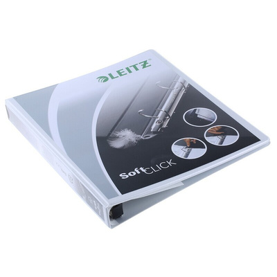 Leitz White A4 Soft Click Ring Binder