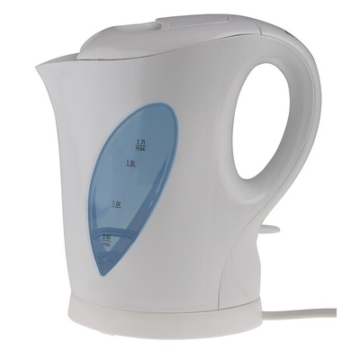 RS PRO 1.7L 1200W Kettle, White