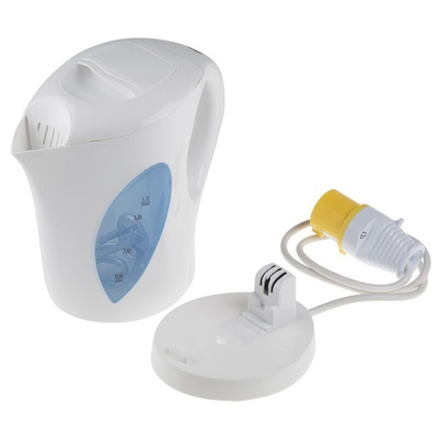 RS PRO 1.7L 1200W Kettle, White