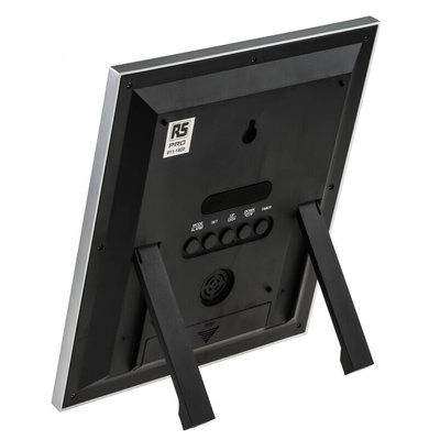 RS PRO Silver Wall Clock