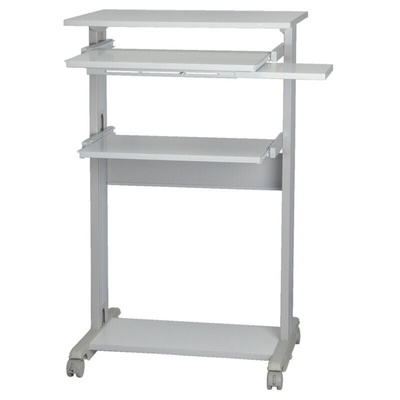 RS PRO Standing Computer Desk, 1100mm x 680mm x 540mm