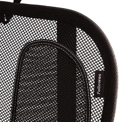 Fellowes Black Mesh Back Support