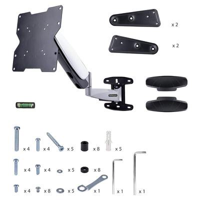 StarTech.com Wall Mounting VESA Mounting Plate for 1 x Screen, 55in Screen Size