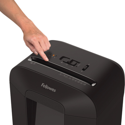 Fellowes Powershred LX85 19L Cross Cut Shredder Paper Clips and Credit Cards, Shreds Staples