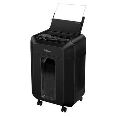 Fellowes AutoMax 90M 17L Mini Cut Shredder Credit Cards and Paper Clips with the Manual Insertion Slot, Shreds Staples