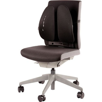 Fellowes Black Mesh Back Support