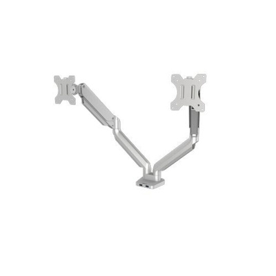Fellowes Desk Mounting Monitor Arm for 2 x Screen, 32in Screen Size