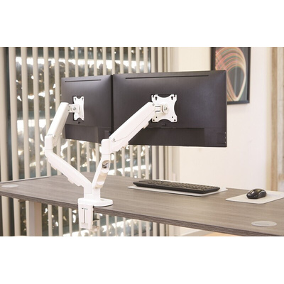 Fellowes Desk Mounting Monitor Arm for 2 x Screen, 39in Screen Size