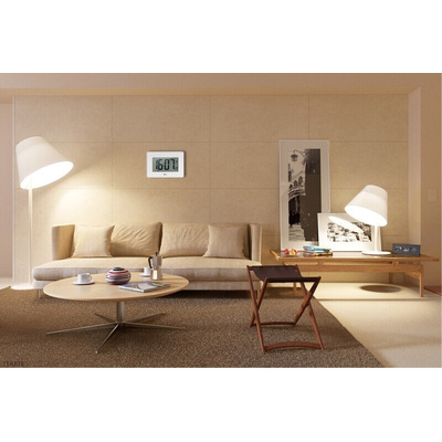 Orium White Analog Desktop, Wall Clock