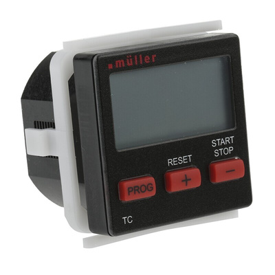 Muller Black Digital Desktop Timer 9 h 59 min 59.99 s