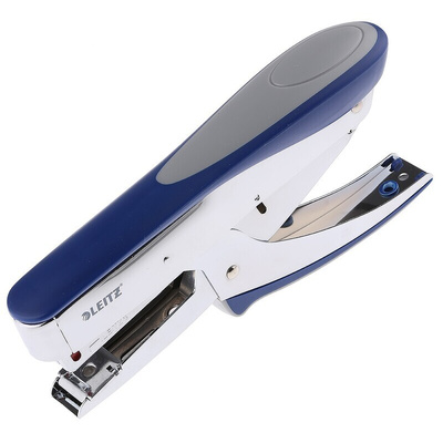 Leitz 5548 Full Strip, Plier Stapler, 40 Sheet Capacity, 24/6 mm, 26/6 mm, Leitz Power Performance P3 Staple Size