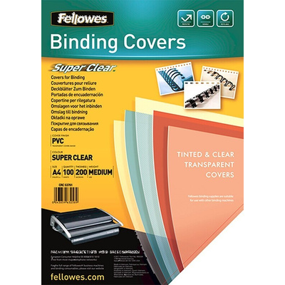 Fellowes Clear A4 Binding Cover