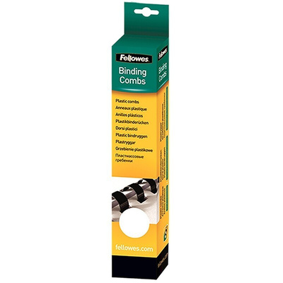 Fellowes White A4 Binding Comb, 8mm Diameter