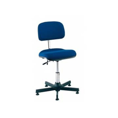 Bott Blue Vinyl Desk Chair, 120kg Weight Capacity