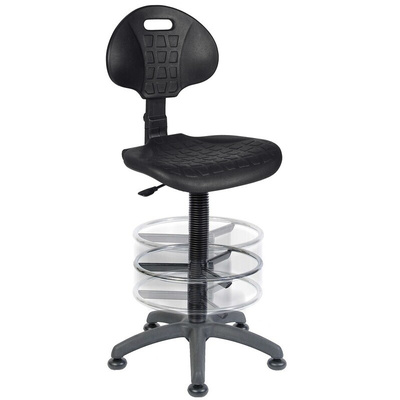 RS PRO Black Plastic Drafting Chair