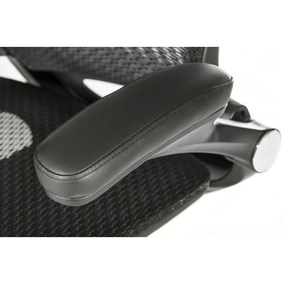 RS PRO Black Mesh Executive Chair, 150kg Weight Capacity