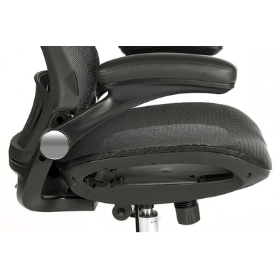 RS PRO Black Mesh Executive Chair, 150kg Weight Capacity