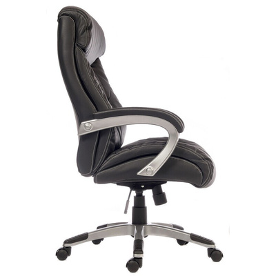 RS PRO Black Faux Leather Executive Chair