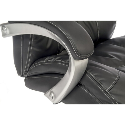RS PRO Black Faux Leather Executive Chair