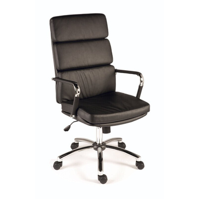 RS PRO Black, Red, White, Brown Faux Leather Executive Chair