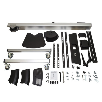 StarTech.com Floor Mounting Mobile TV Stand for 1 x Screen, 75in Screen Size