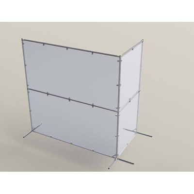 Bosch Rexroth Protective Screen Frame, 2000mm Height, 1000mm Width