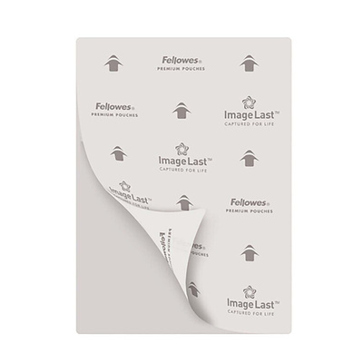 Fellowes A5 Glossy Laminator Pouches 125micron Thickness, 100 Pack Quantity