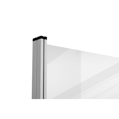 Legamaster Transparent Office Divider, 650mm Height, 1000mm Width
