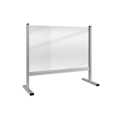 Legamaster Transparent Office Divider, 650mm Height, 1000mm Width