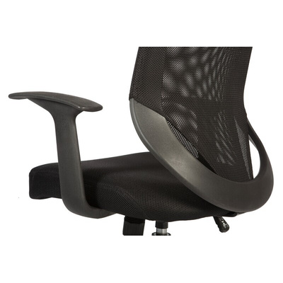RS PRO Black Fabric Executive Chair, 100kg Weight Capacity