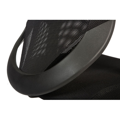 RS PRO Black Fabric Executive Chair, 100kg Weight Capacity