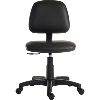 RS PRO Black Polyurethane Lab Chair, 90kg Weight Capacity