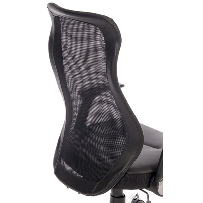 RS PRO Black Fabric Executive Chair, 110kg Weight Capacity