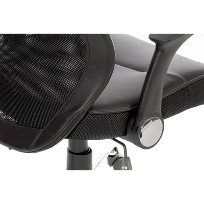 RS PRO Black Fabric Executive Chair, 110kg Weight Capacity
