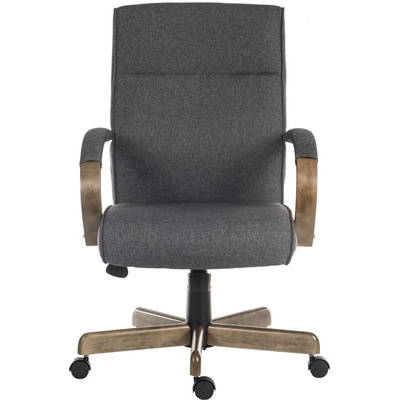 RS PRO Grey Fabric Executive Chair, 115kg Weight Capacity