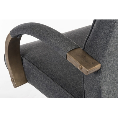 RS PRO Grey Fabric Executive Chair, 115kg Weight Capacity