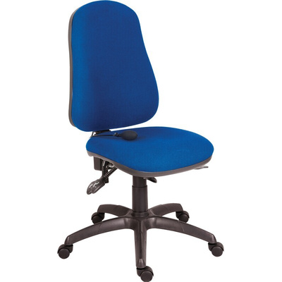 RS PRO Blue Fabric Executive Chair, 150kg Weight Capacity