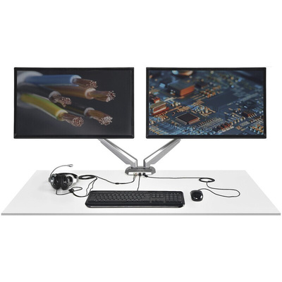 StarTech.com Desk Mounting Monitor Arm for 2 x Screen, 32in Screen Size