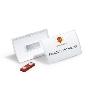 Durable Transparent Name Badge