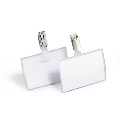 Durable Transparent Name Badge