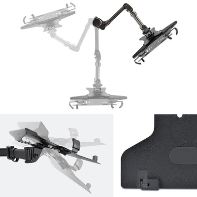 StarTech.com Desk Mounting Monitor Arm, Laptop Tray for 1 x Screen, 34in Screen Size